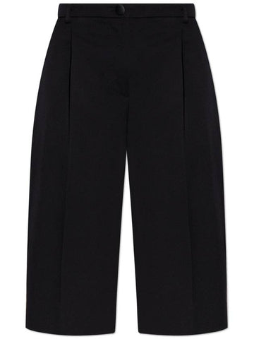 Dolce & Gabbana Wool Bermuda Shorts, Women's, Black - DOLCE&GABBANA - BALAAN 1