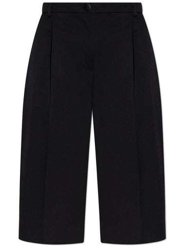 Dolce & Gabbana Wool Bermuda Shorts, Women's, Black - DOLCE&GABBANA - BALAAN 1