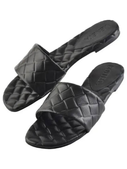 Flat Amy Mule Black - BOTTEGA VENETA - BALAAN 2