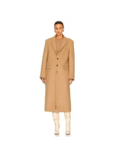 WARDROBE NYC Single breasted wool coat W4002R01 CAMEL - ETC - BALAAN 2