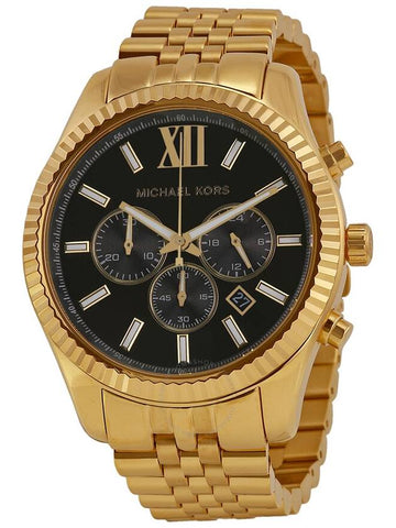 Michael Kors Lexington Chronograph Black Dial Men's Watch MK8286 - MICHAEL KORS - BALAAN 1