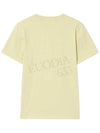 Fox Head Patch Regular Short Sleeve T-Shirt Chalk Yellow - MAISON KITSUNE - BALAAN 7