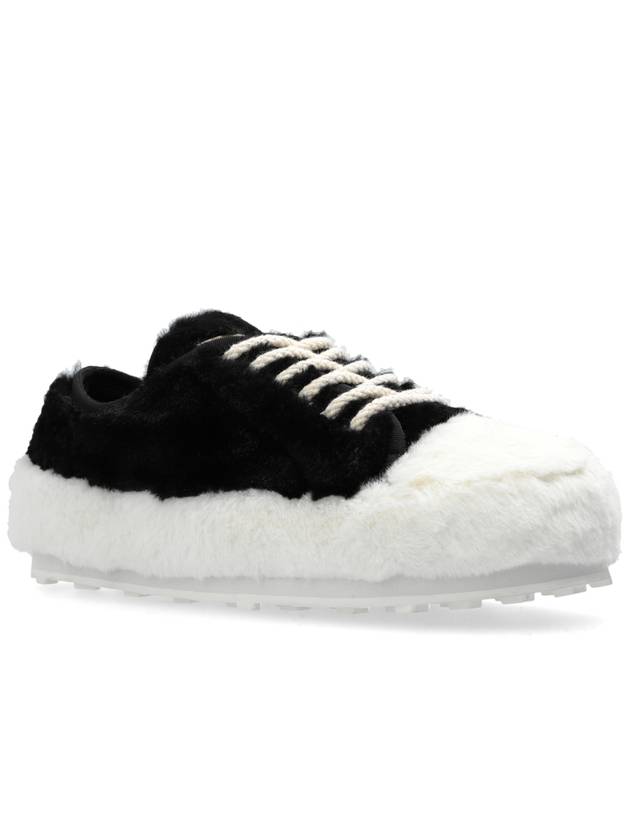 Marni Fur Sneakers, Women's, Black - MARNI - BALAAN 4