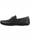 Gancini Ornament Driving Shoes Black - SALVATORE FERRAGAMO - BALAAN 4