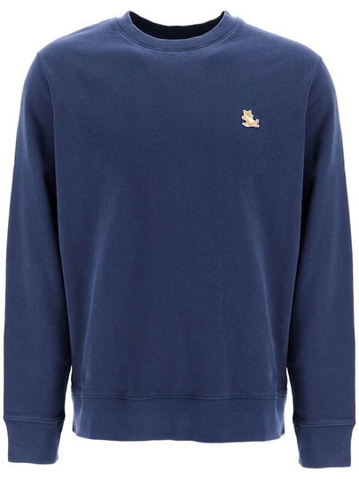 Chillax Patch Regular Sweatshirt Eclipse Blue - MAISON KITSUNE - BALAAN 2