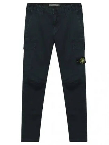 Broken Twill Stretch Cotton Cargo Pants Men s Trousers - STONE ISLAND - BALAAN 1