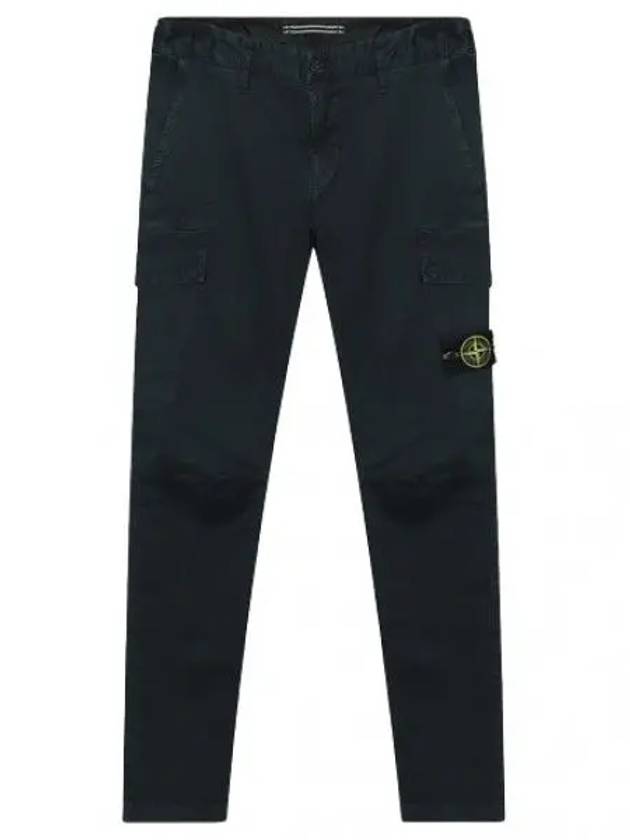 Broken Twill Stretch Cotton Cargo Pants Men s Trousers - STONE ISLAND - BALAAN 1