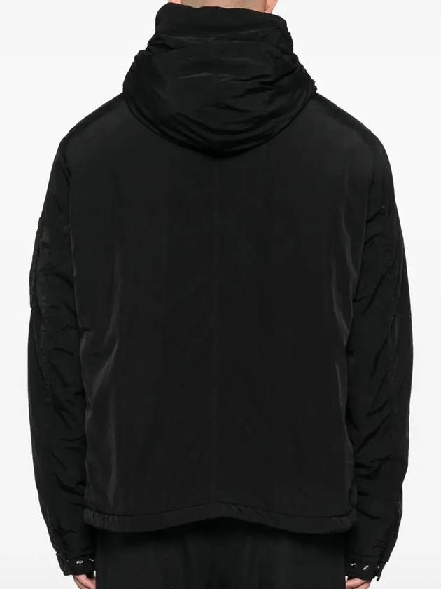 Chrome R Nylon Hooded Jacket Black - CP COMPANY - BALAAN 5