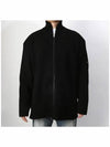 Oversized Zip-Up Knit Top Black - BALENCIAGA - BALAAN 3