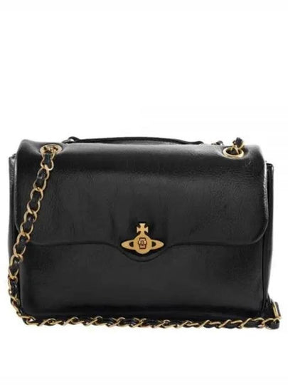 Anita Chain Shoulder Bag Black - VIVIENNE WESTWOOD - BALAAN 2