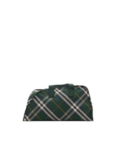 Shield Check Pattern Large Duffel Bag Green - BURBERRY - BALAAN 2