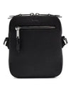 Lettering Logo Leather Messenger Bag Black - HUGO BOSS - BALAAN 2