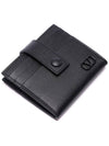 V Logo Signature Card Wallet Black - VALENTINO - BALAAN 6