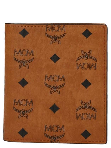 Visetos Half Wallet Cognac - MCM - BALAAN 1