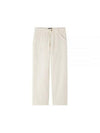 Straight Pants 768103 Free ECRU - A.P.C. - BALAAN 1