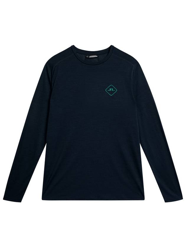 Shaun Wool Long Sleeve Tee AMJT09276 6855 Men's Shaun Wool Long Sleeve Tee - J.LINDEBERG - BALAAN 2