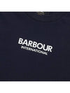 Formula Logo Print Short Sleeve T-Shirt Blue - BARBOUR - BALAAN 7