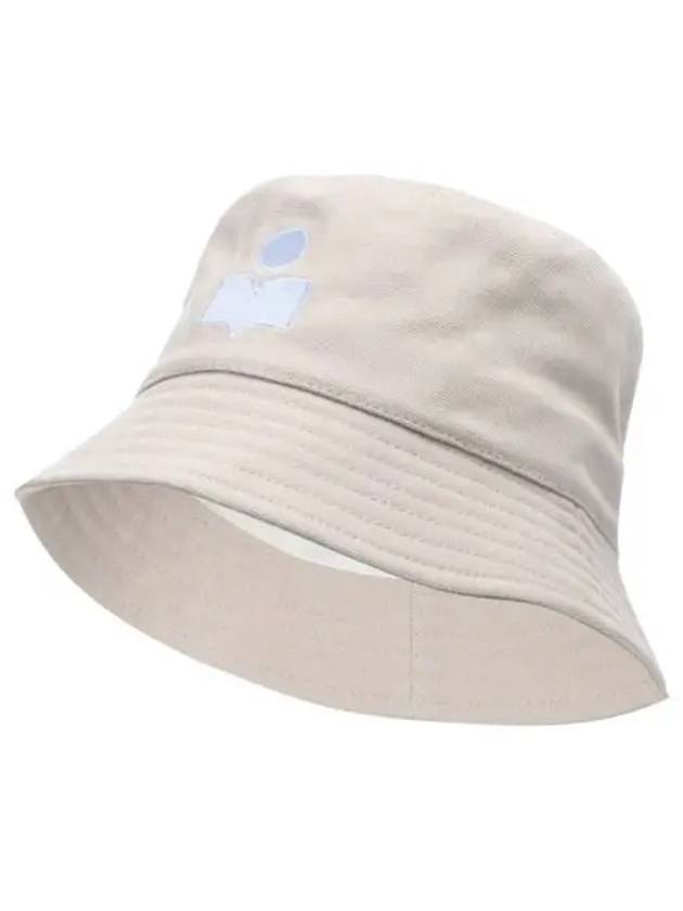 Haley Embroidered Logo Bucket Hat Ivory - ISABEL MARANT - BALAAN 2