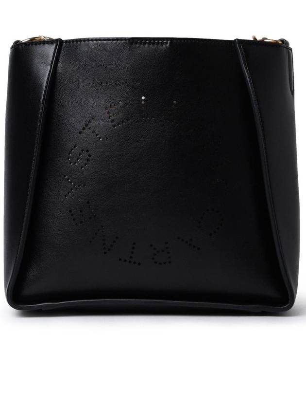 Women's Logo Mini Leather Shoulder Bag Black - STELLA MCCARTNEY - BALAAN 2