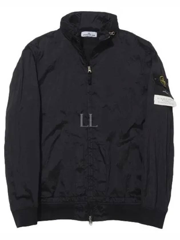 Men's Logo Patch Nylon Metal Zip-up Jacket Black - STONE ISLAND - BALAAN 2