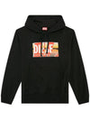 Logo Drawstring Hoodie A112580EJAA - DIESEL - BALAAN 1