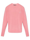 Crystal Logo Sweatshirt Tango Pink - ACNE STUDIOS - BALAAN 2