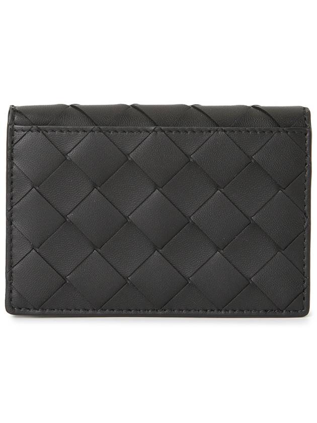 Intrecciato Card Wallet Black - BOTTEGA VENETA - BALAAN 3