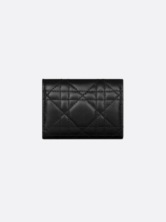 My Trifold Wallet Cannage Lambskin Black S6026ONMJ M900 - DIOR - BALAAN 5