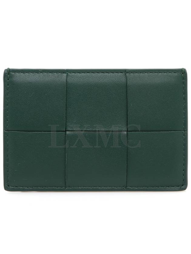 Card wallet Intrecciato green cassette credit 742693 - BOTTEGA VENETA - BALAAN 1