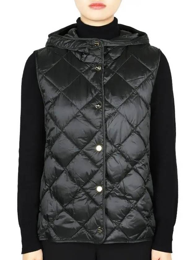 Quilted Padded Vest Dark Grey - MAX MARA - BALAAN 2