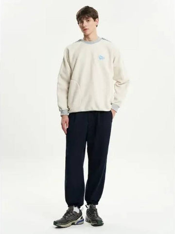 And Wonder MK Men s Cotton Wool Pants Trousers Navy Domestic Product - MAISON KITSUNE - BALAAN 1