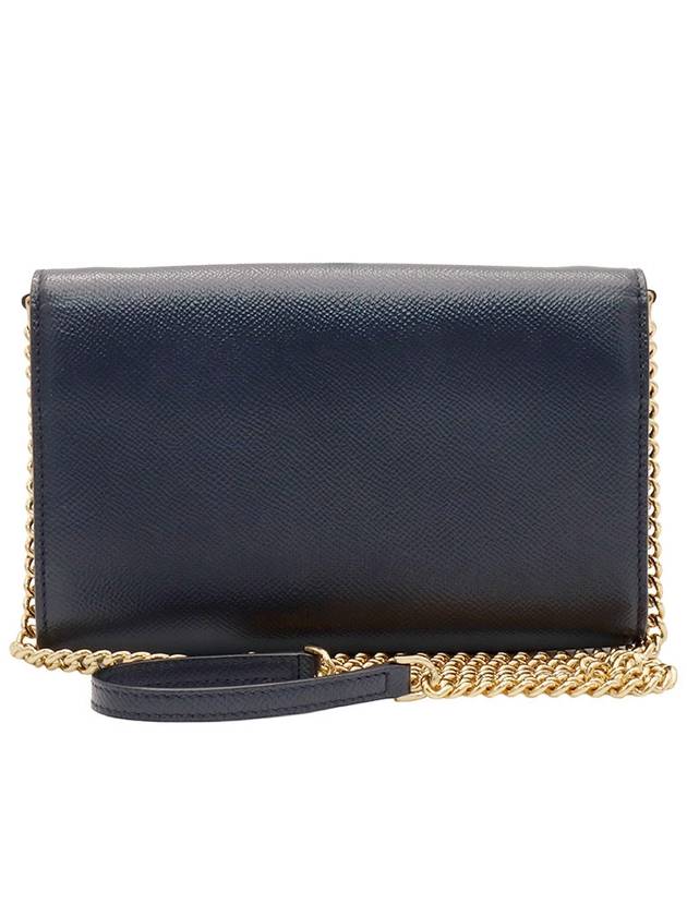 Ferragamo Navy Gancini Gold Chain Mini Cross Bag 22 0017 - SALVATORE FERRAGAMO - BALAAN 3