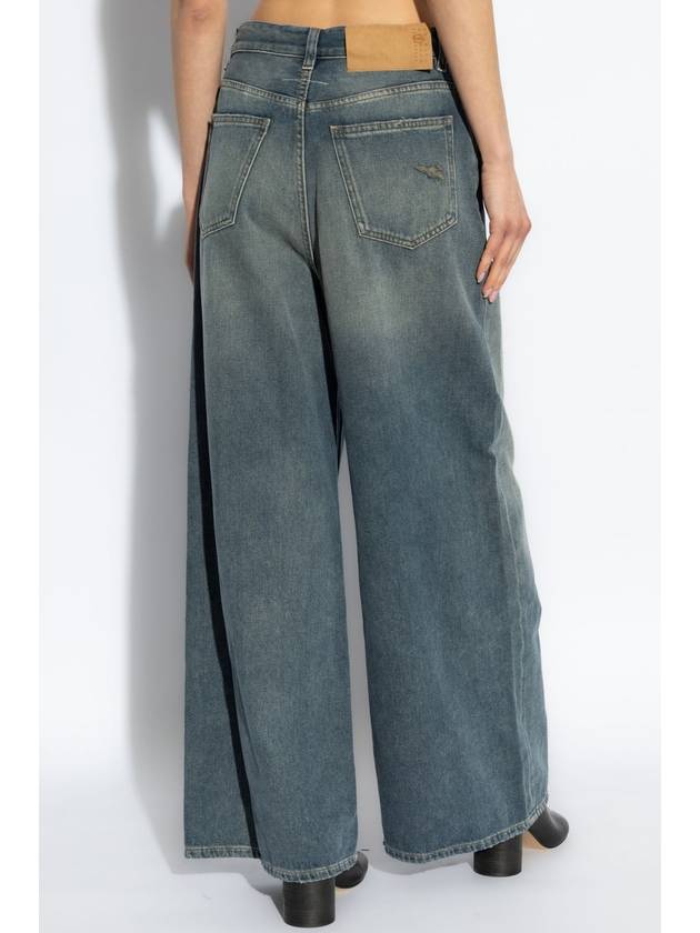 MM6 Maison Margiela Jeans With Vintage Effect, Women's, Blue - MAISON MARGIELA - BALAAN 4