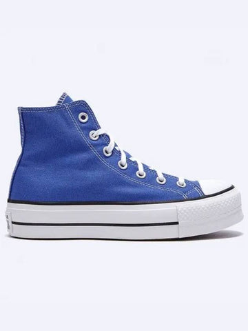 Chuck Taylor All Star Lift Platform High Top Sneakers Blue High - CONVERSE - BALAAN 1