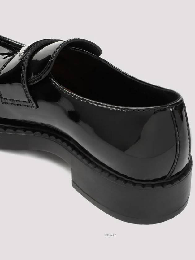 Patent Leather Loafers Black - PRADA - BALAAN 5