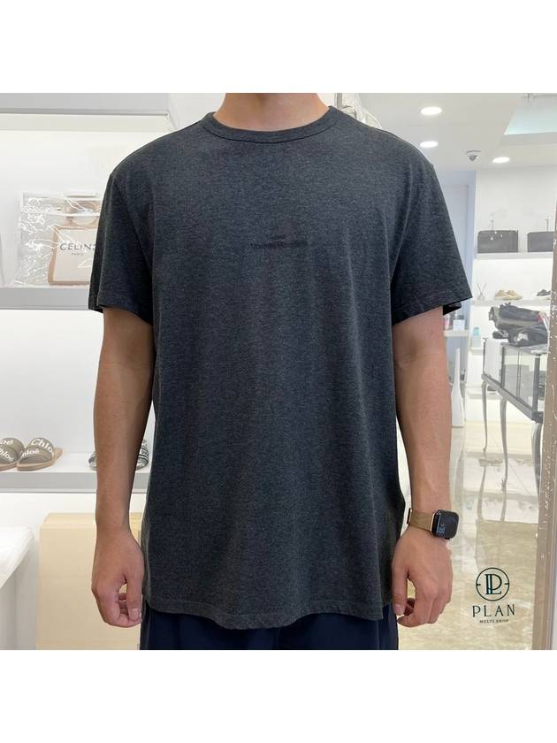 Reverse Logo Short Sleeve T-Shirt Anthracite - MAISON MARGIELA - BALAAN 2