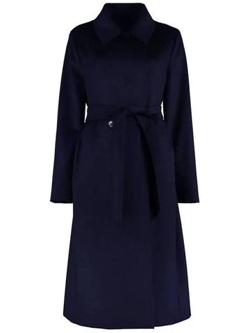 22FW BCOLLAG Belted Wool Coat Navy 60161229 010 - MAX MARA - BALAAN 1