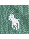 Embroidery Pony Slim Fit Short Sleeve Polo Shirt Green - POLO RALPH LAUREN - BALAAN 5