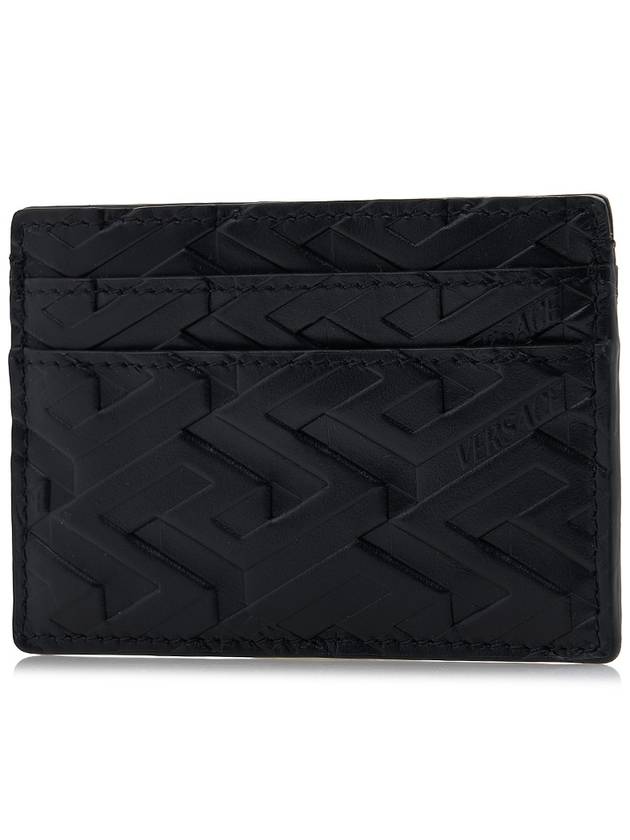 La Greca Signature Card Wallet Black - VERSACE - BALAAN 3