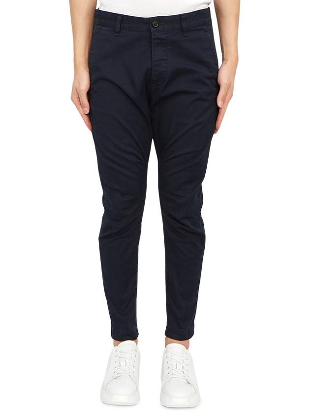 Cotton Sexy Straight Chino Pants Navy - DSQUARED2 - BALAAN 2