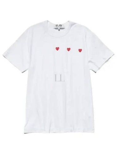 AX T337 051 3 Heart Tee - COMME DES GARCONS - BALAAN 1