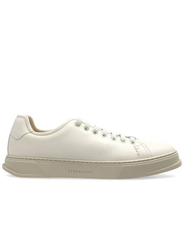 FERRAGAMO Sneakers Bruce, Men's, Cream - SALVATORE FERRAGAMO - BALAAN 1