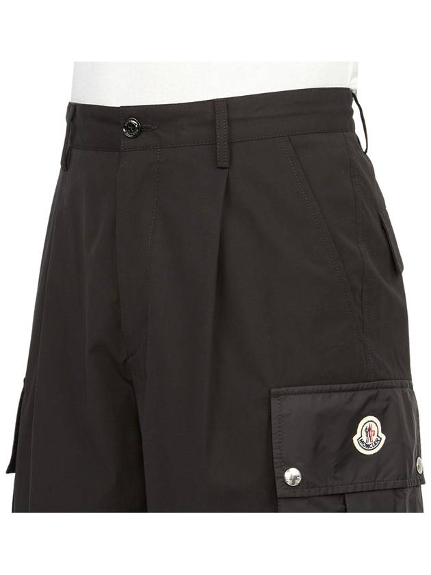 Cargo Shorts Black - MONCLER - BALAAN 8