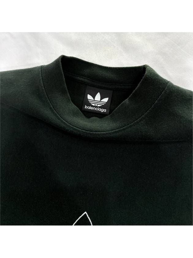 2 x Adidas Valdidas embroidered logo short sleeve t shirt green - BALENCIAGA - BALAAN 6