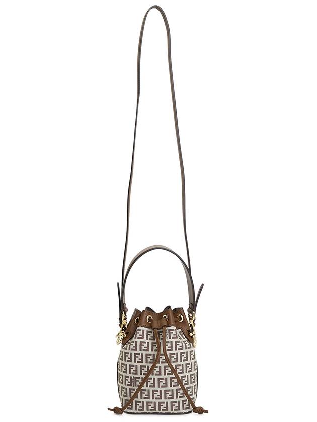 Mon Tresor FF Motif Bucket Bag Brown - FENDI - BALAAN 7