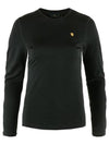 Women's Bergtagen Thin Wool Long Sleeves T-Shirt Black - FJALL RAVEN - BALAAN 2