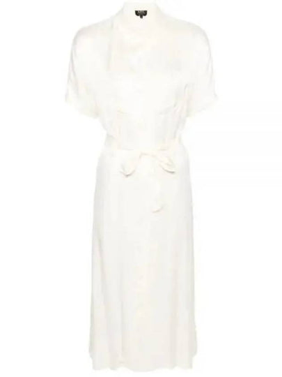 New Drew Midi Dress Cream White - A.P.C. - BALAAN 2