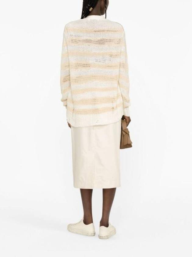 Cardigan A60398 DGD Free OFF WHITE ECRU - ACNE STUDIOS - BALAAN 4