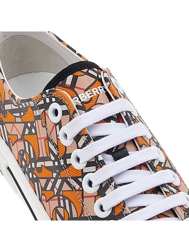 TB Pattern Low Top Sneakers Orange - BURBERRY - BALAAN 9