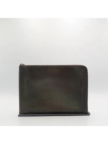 green clutch bag - BERLUTI - BALAAN 1